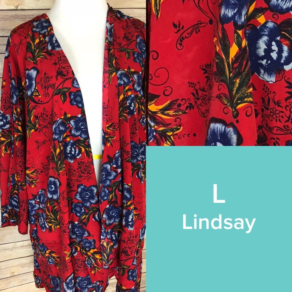 Large LuLaRoe Lindsay cardigAn